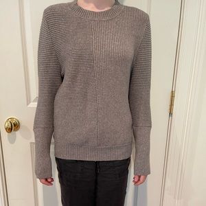 Grey sweater. Slightly oversized